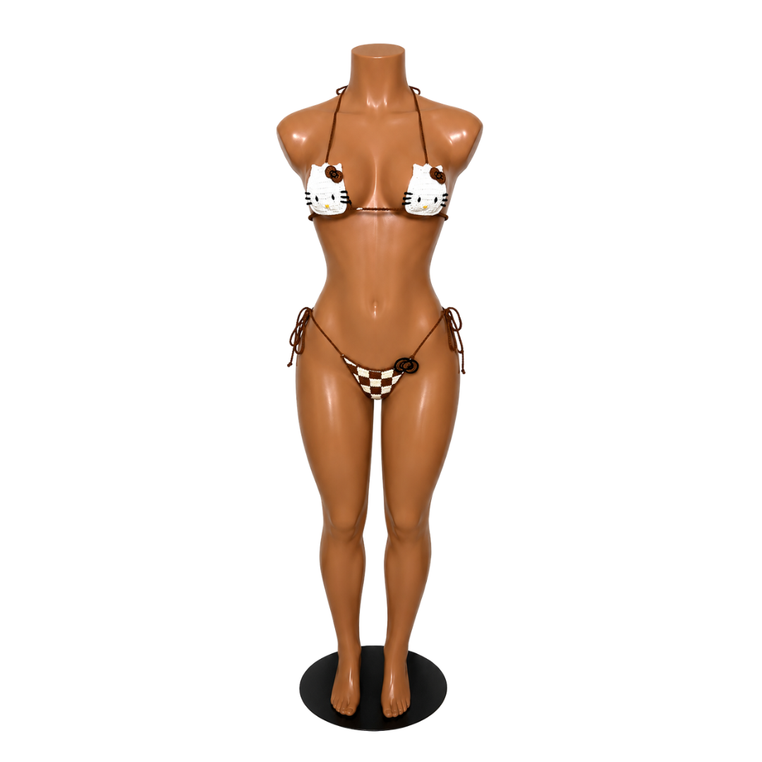 Brown HK Swimsuit